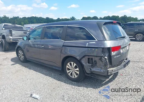 2015 Honda Odyssey Ex z USA, uszkodzony, nr VIN 5FNRL5H46FB033923